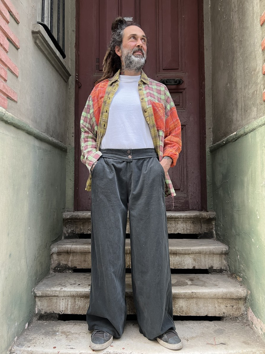 Erkek Kadife Bol Paça Pantolon