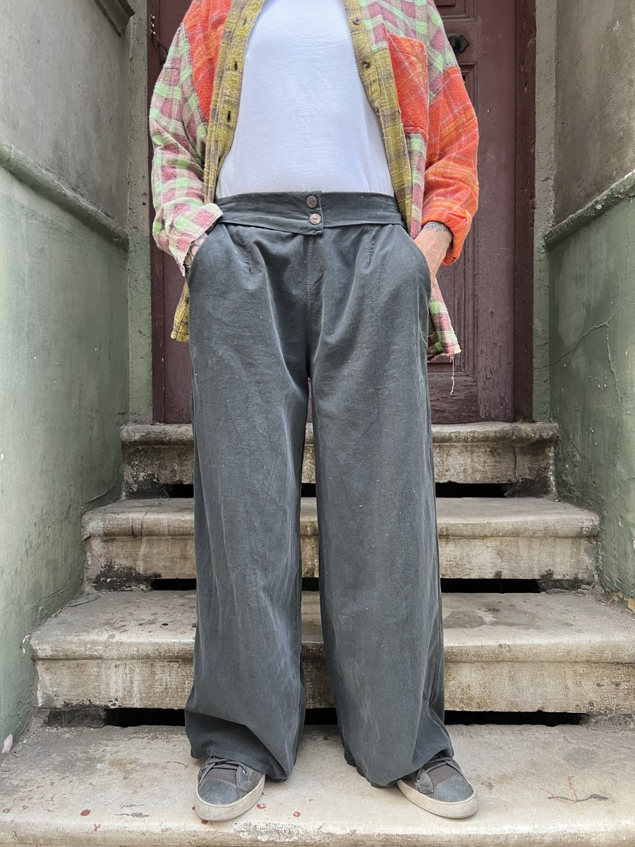 Erkek Kadife Bol Paça Pantolon