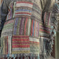 Unisex Nepal Gheri Geo Print Poncho