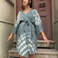 Aqua Batik Kimono – El Yapımı %100 Viskon