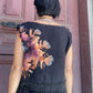 Bohem Siyah Renkli Batik Desenli Müslin Bluz – %100 Müslin