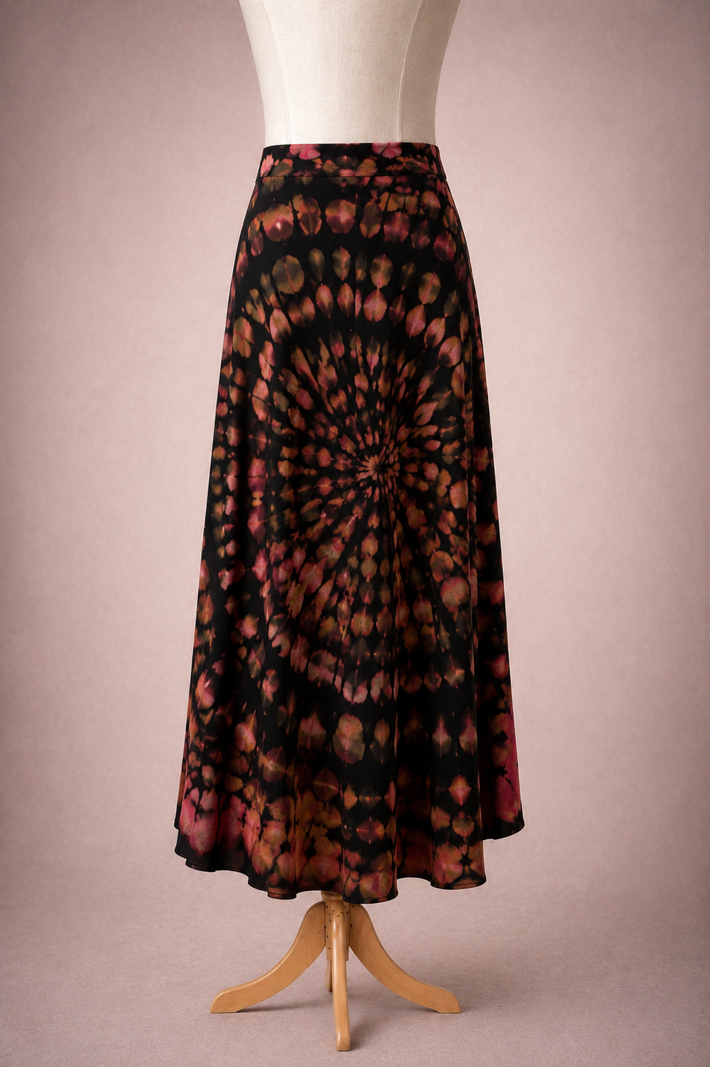 Solar Eclipse Batik Sarong Elbise & Bağlamalı Etek – %100 Pamuk