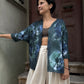 Tasarım Batik Desenli Çok Yönlü Bluz & Hırka