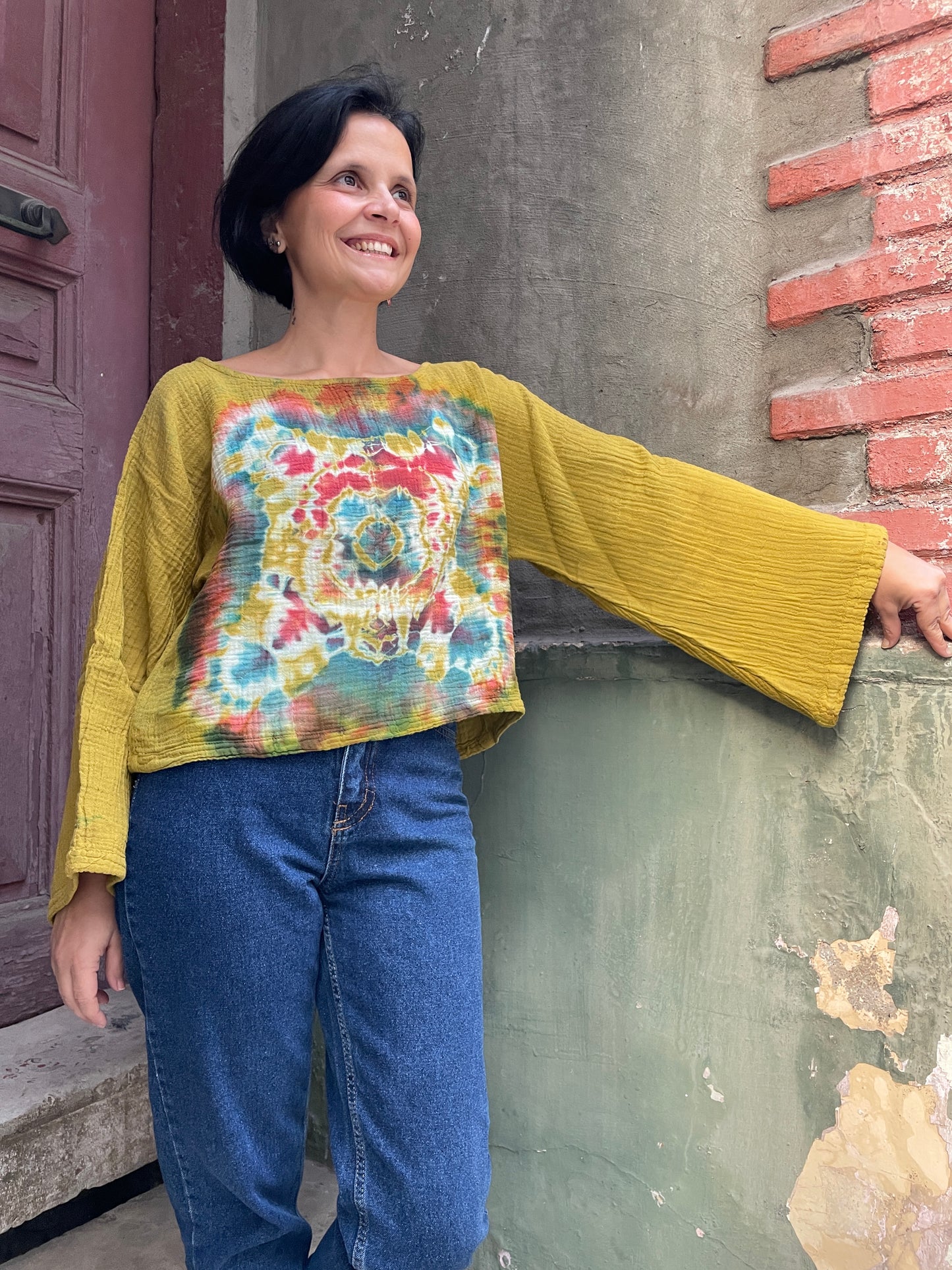 Batik Müslin Bluz – “Solara”