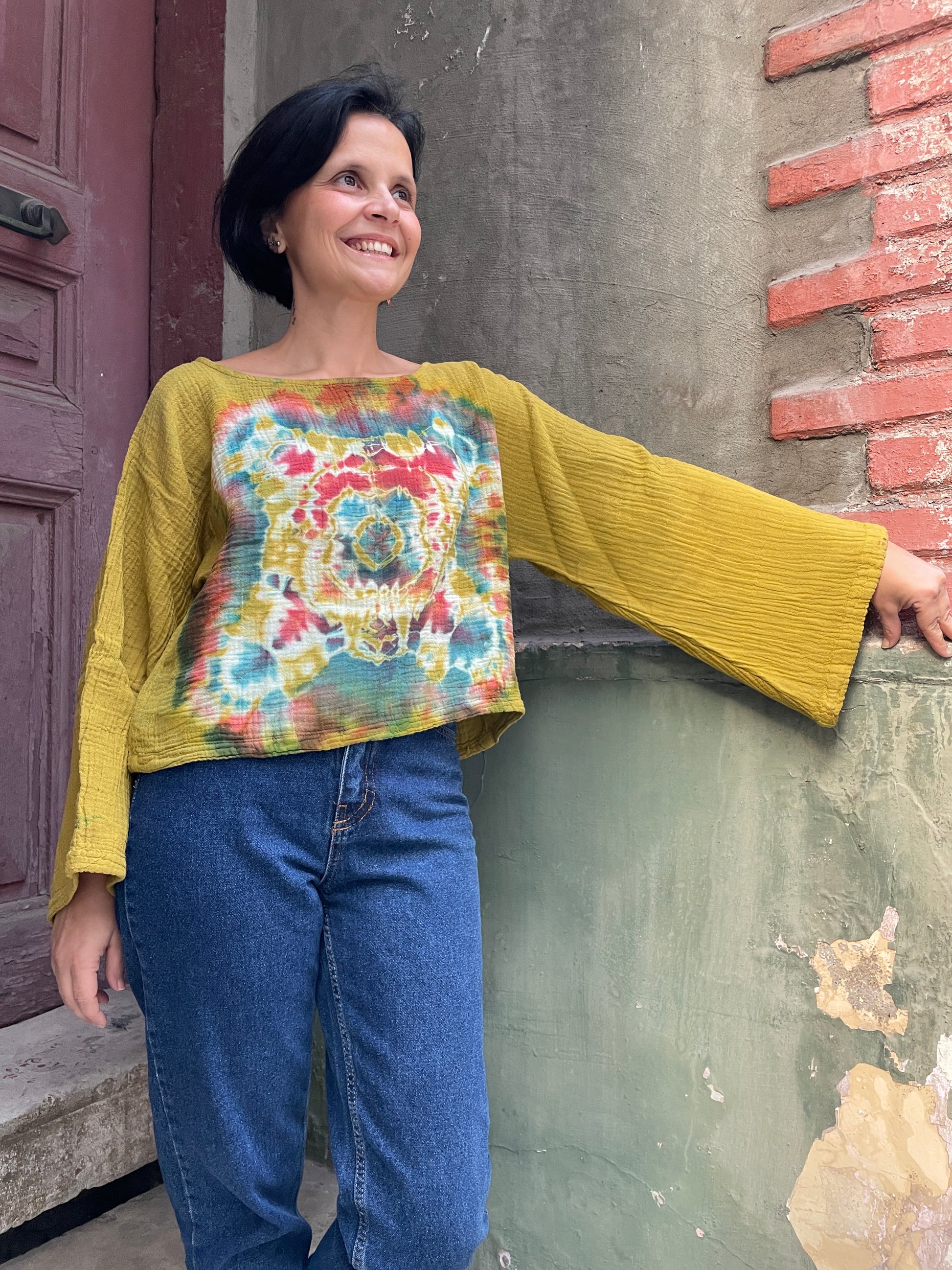 Batik Müslin Bluz – “Solara”