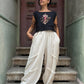 Bohem Batik Desenli Müslin Bluz – %100 Pamuk