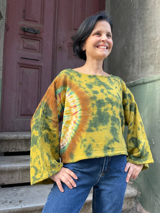 Batik Müslin Bluz – “Gaia”