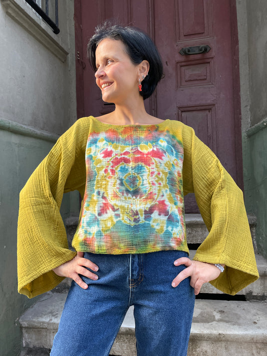 Batik Müslin Bluz – “Solara”