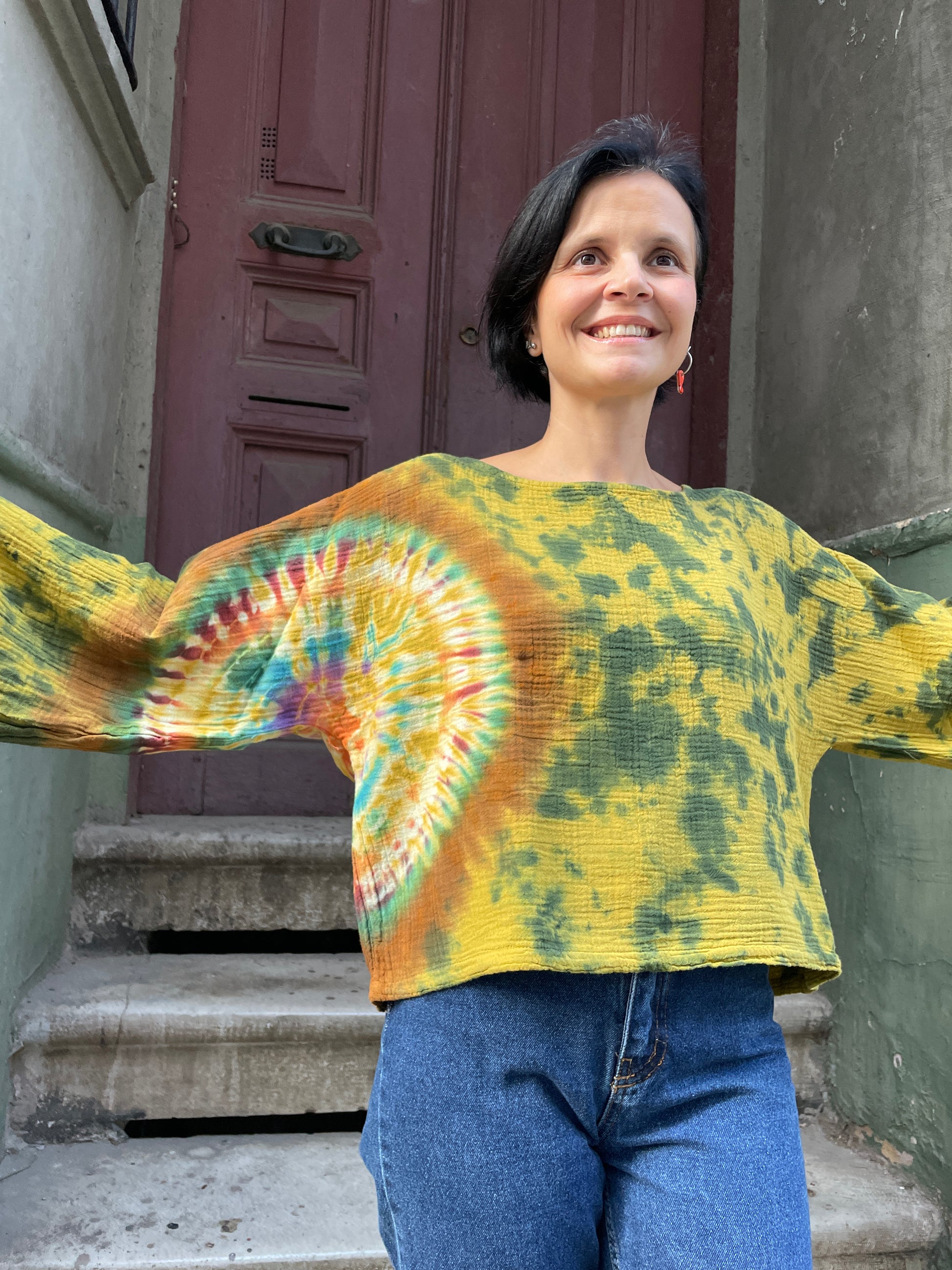 Batik Müslin Bluz – “Gaia”