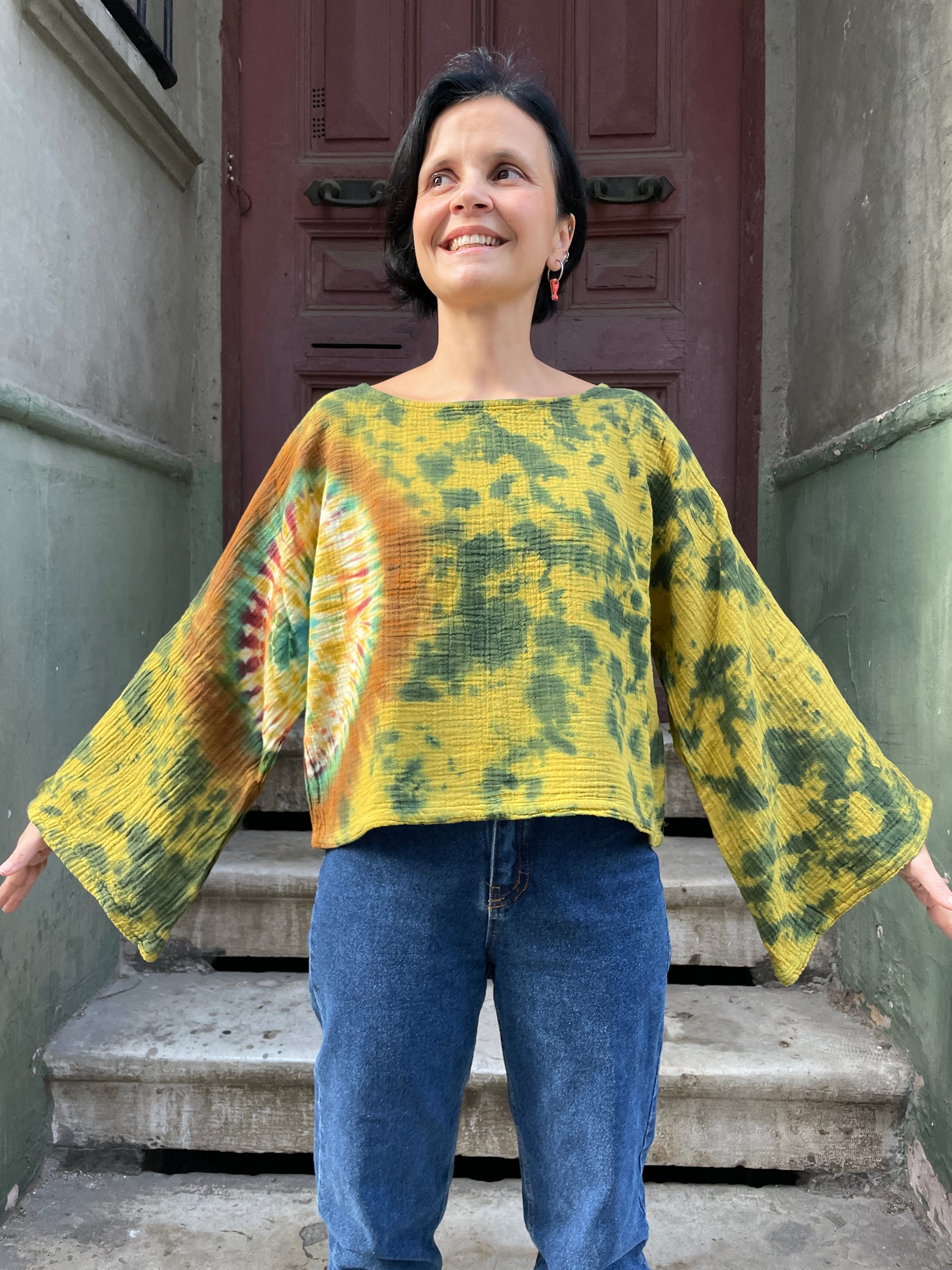Batik Müslin Bluz – “Gaia”