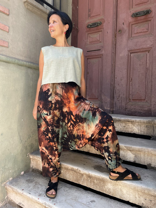 Tasarım Batik Şalvar Pantolon