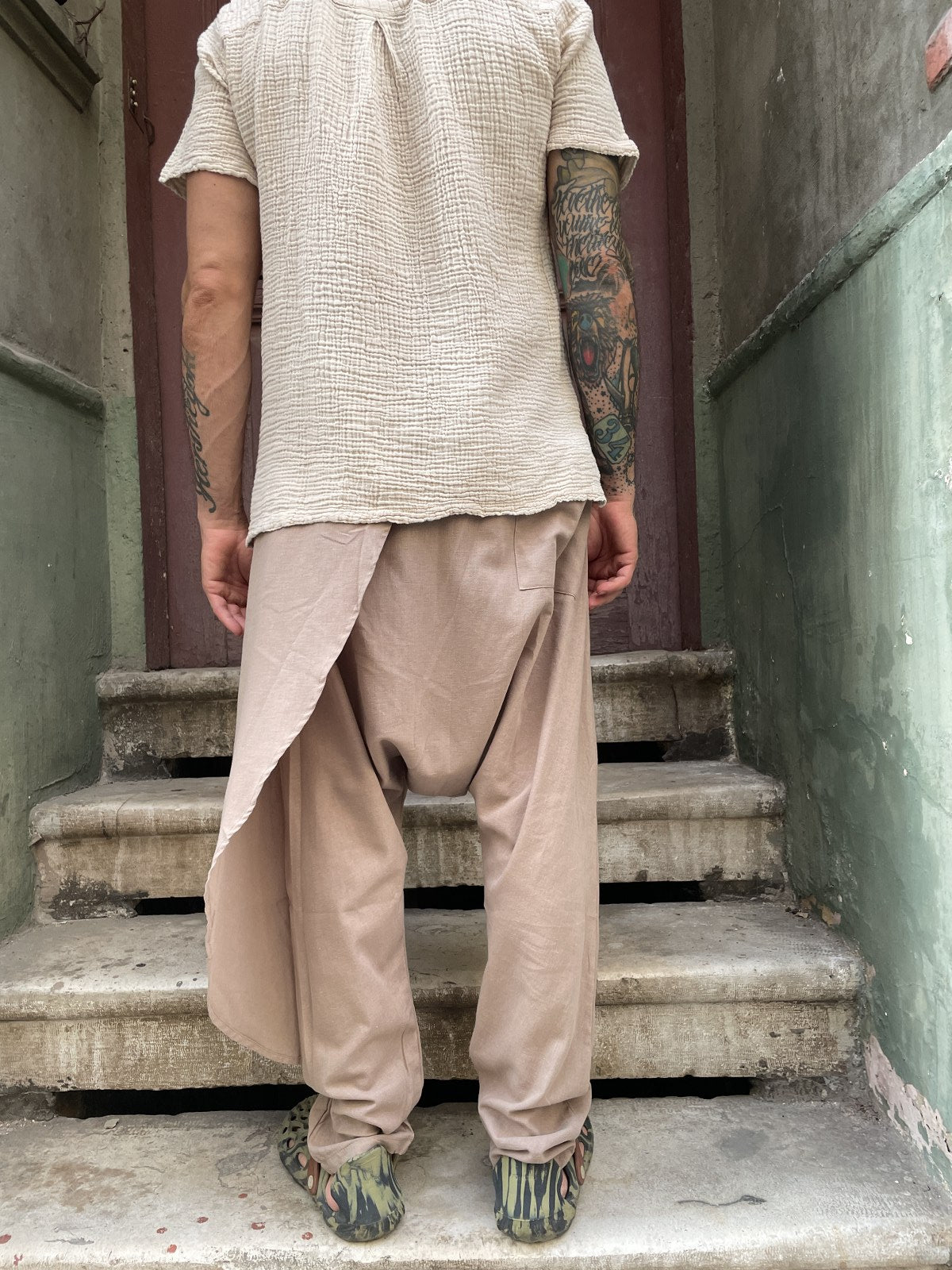 Bohemian Cotton Summer Shalwar Trousers