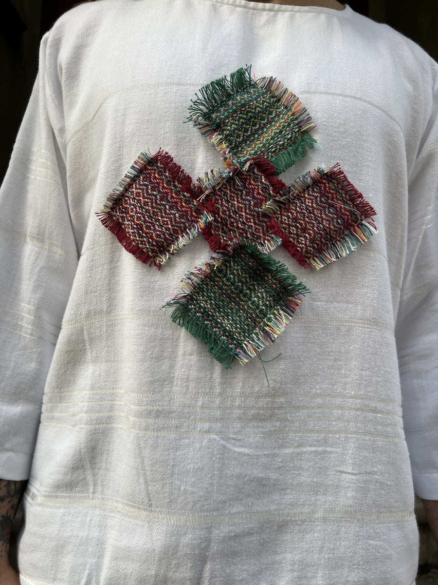 Arvion Tasarım Dokuma Erkek Bluz – %100 Pamuk, Sürdürülebilir