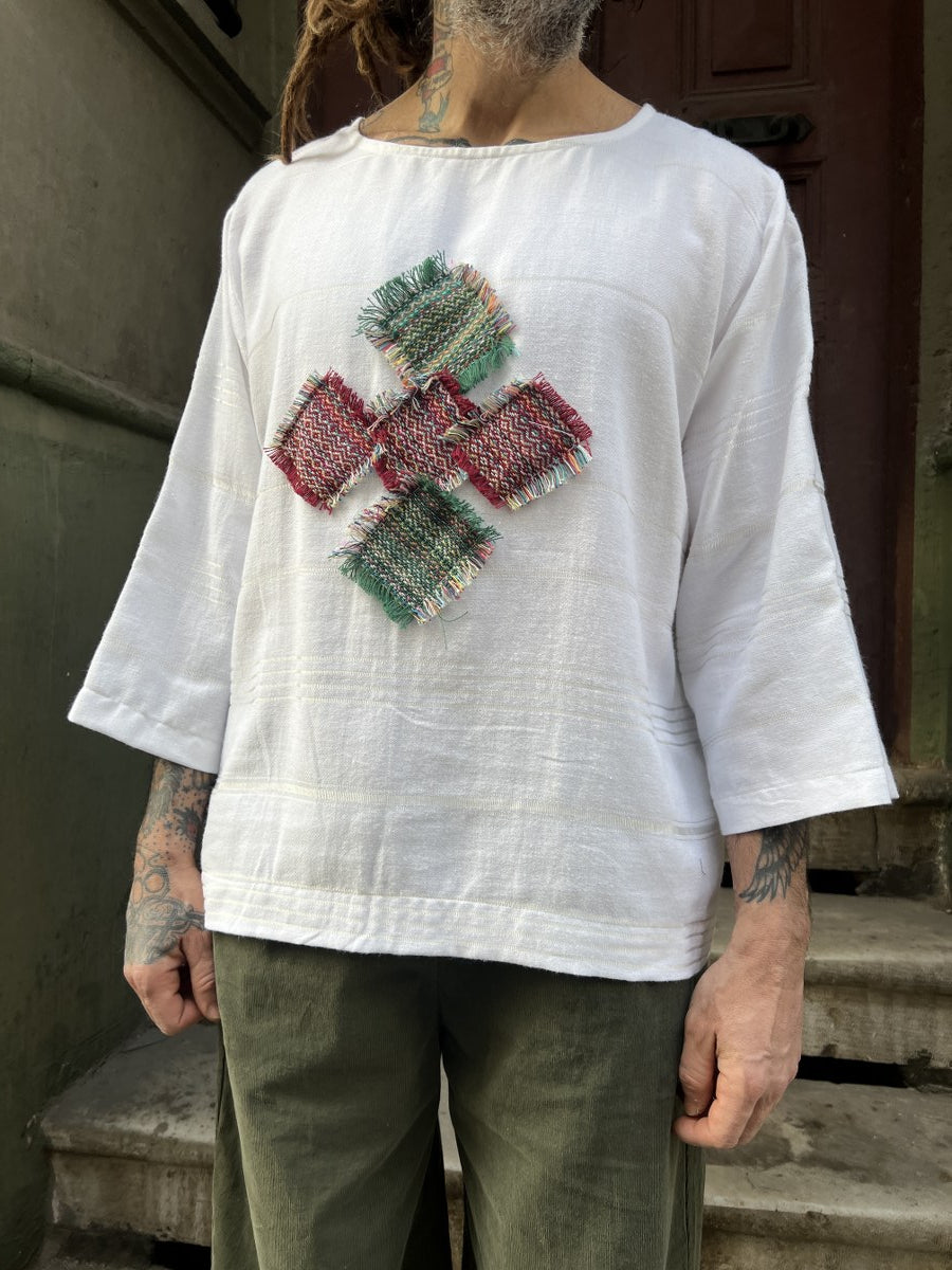 Arvion Tasarım Dokuma Erkek Bluz – %100 Pamuk