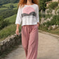 Bohemian Muslin Loose Collar Blouse