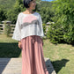 El Yapımı Tasarım Sürdürülebilir Boho Bluz