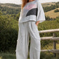 Bohemian Muslin Loose Collar Blouse