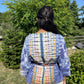 Bohem Batik Kadın Kimono – Mor Turuncu