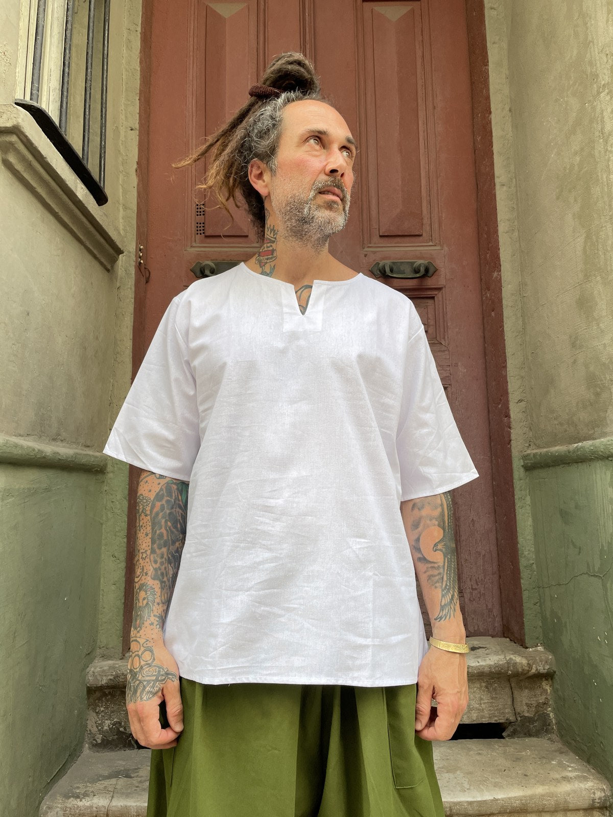 Bohemian Style Short Sleeve Men'S Shirt – Boho Yaşam