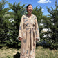 Güneş Desenli Unisex Pamuk Kaftan