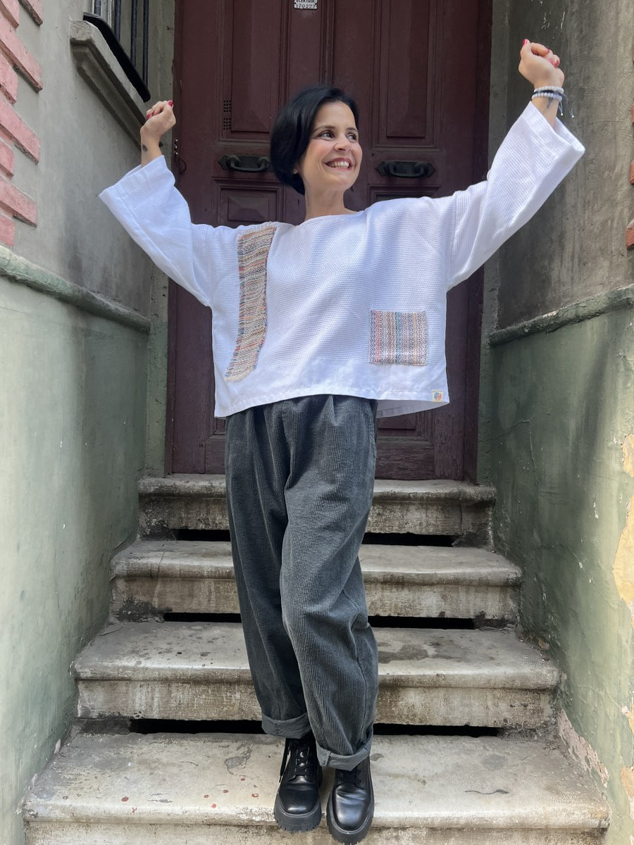 Almera Dokuma Kadın Bluz