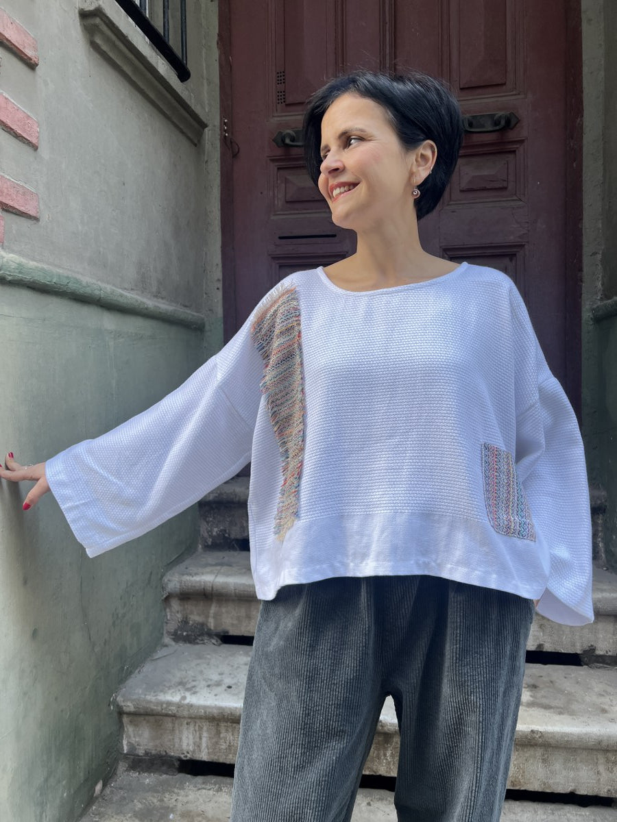 Almera Dokuma Kadın Bluz