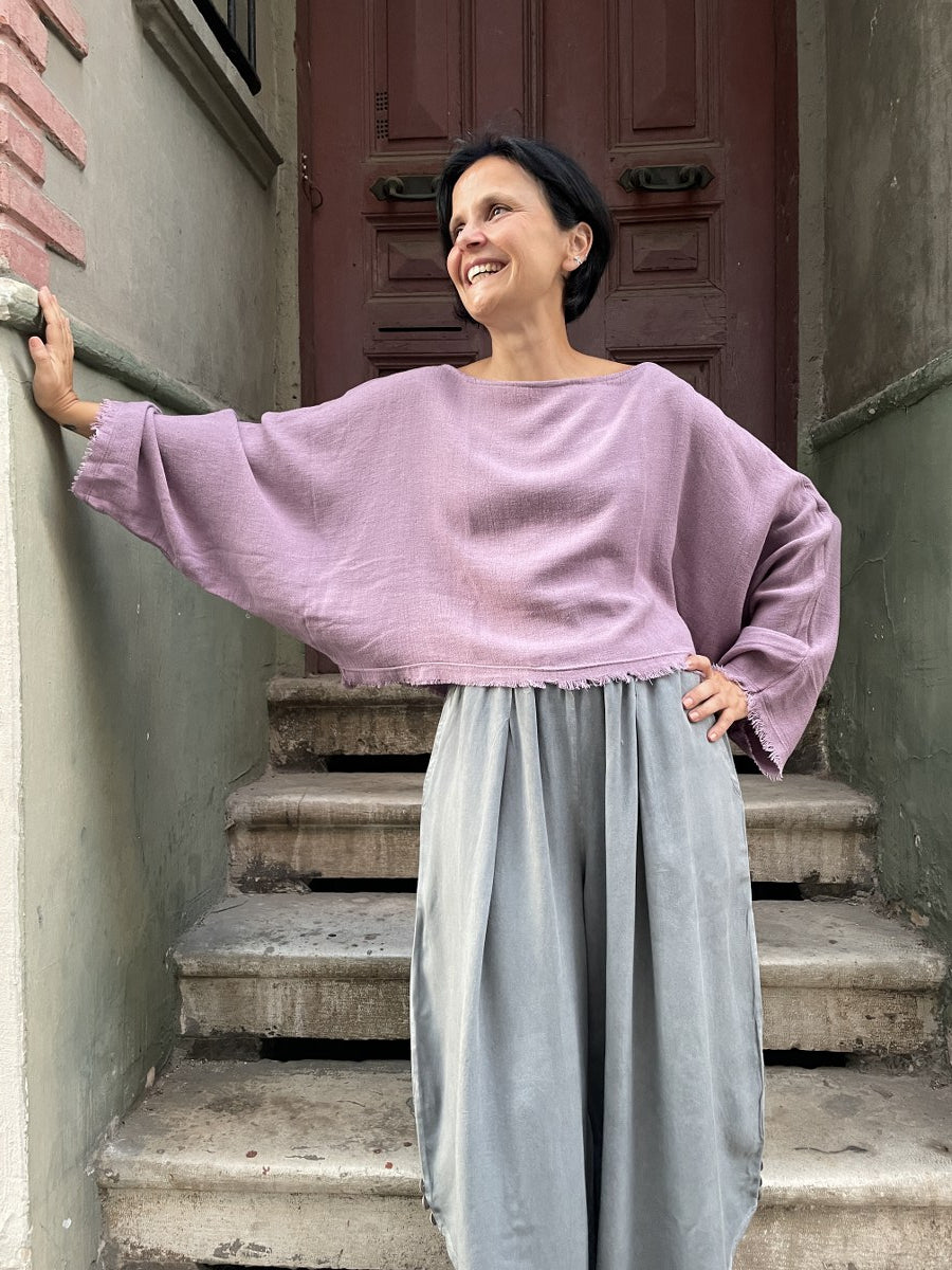 Bohem Yarasa Kol Bluz – Mor