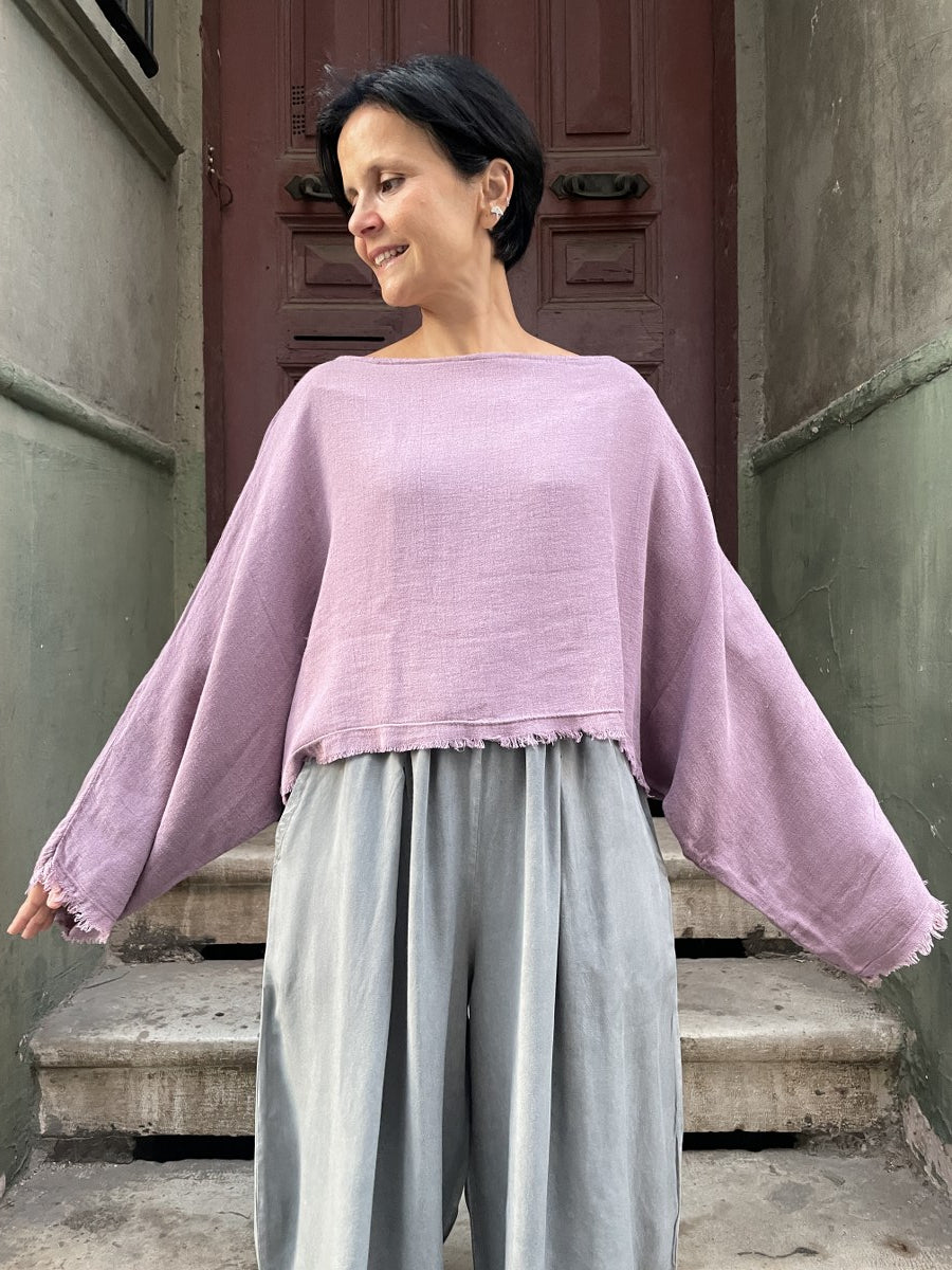 Bohem Yarasa Kol Bluz – Mor