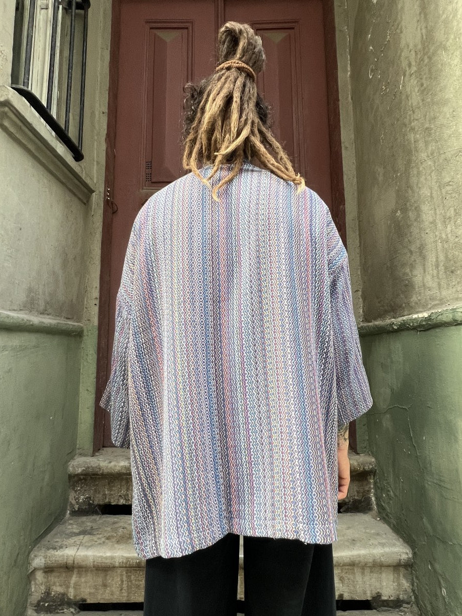 Anadolu Rüzgarı Dokuma Erkek Kimono 