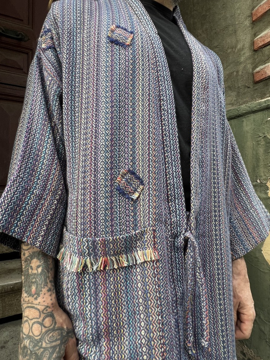 Anadolu Rüzgarı Dokuma Erkek Kimono 