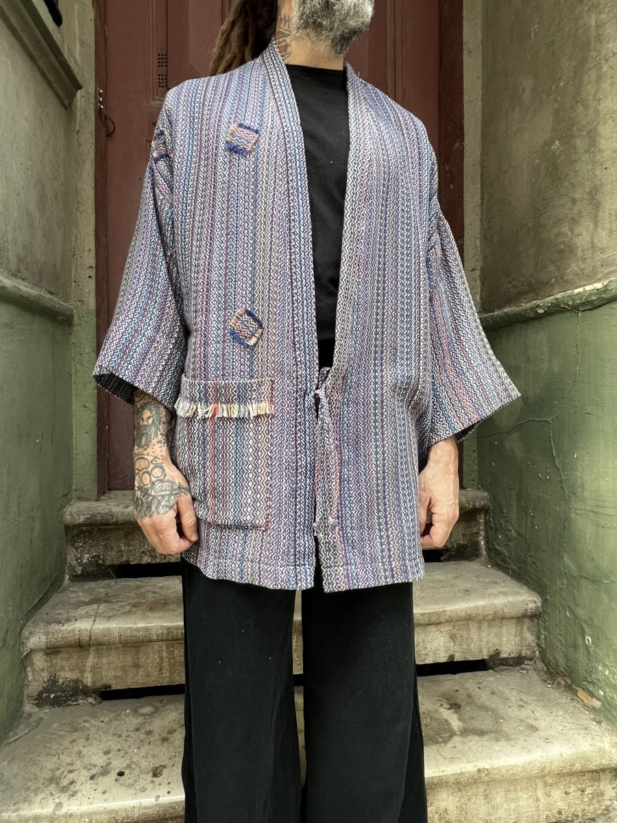 Anadolu Rüzgarı Dokuma Erkek Kimono 