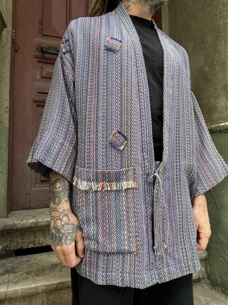 Anadolu Rüzgarı Dokuma Erkek Kimono 