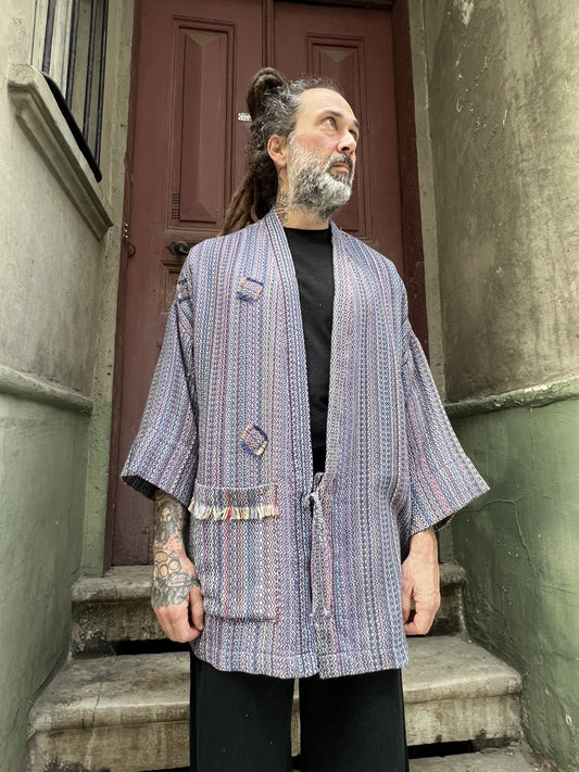 Anadolu Rüzgarı Dokuma Erkek Kimono 