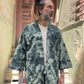 Bohem Renkli Tasarım Batik Erkek Kimono Ceket