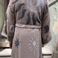 Ay & Güneş Desenli Erkek Kimono Kaftan Ceket