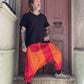 Unisex Nepal Stil Bağlamalı Şalvar Pantolon