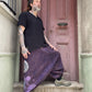 Unisex Nepal Mandala Desenli Şalvar Pantolon