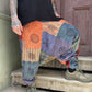Nepal Patchwork Turuncu Kadın Pantolon