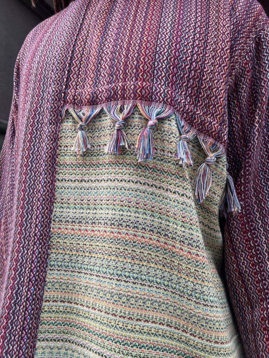 Elvoran Tasarım Dokuma Erkek Bluz – %100 Pamuk, Sürdürülebilir