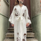 Festival Buddha Uzun Erkek Kimono Kaftan Ceket Bornoz