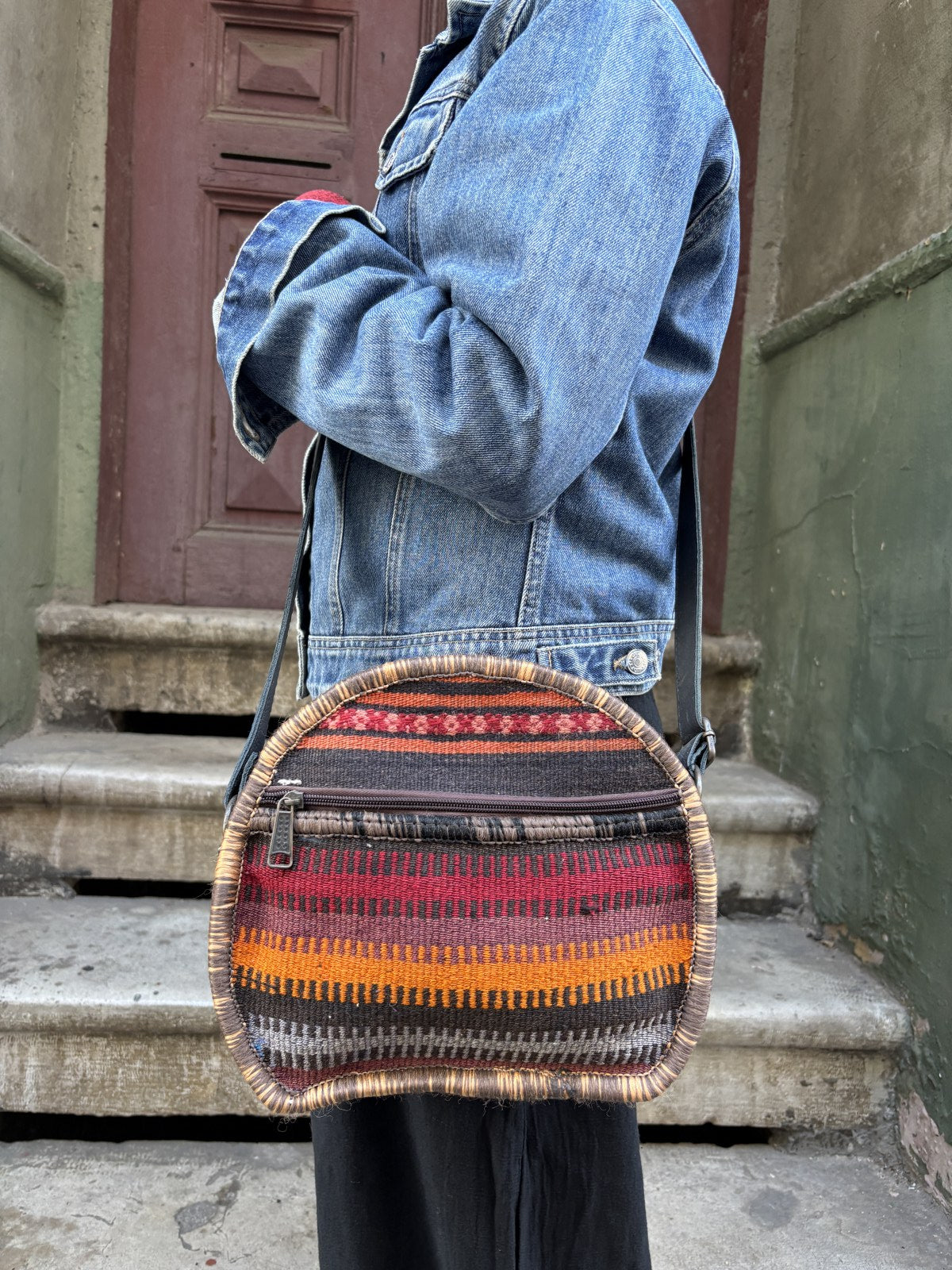 Bohemian Kilim Design Shoulder Bag