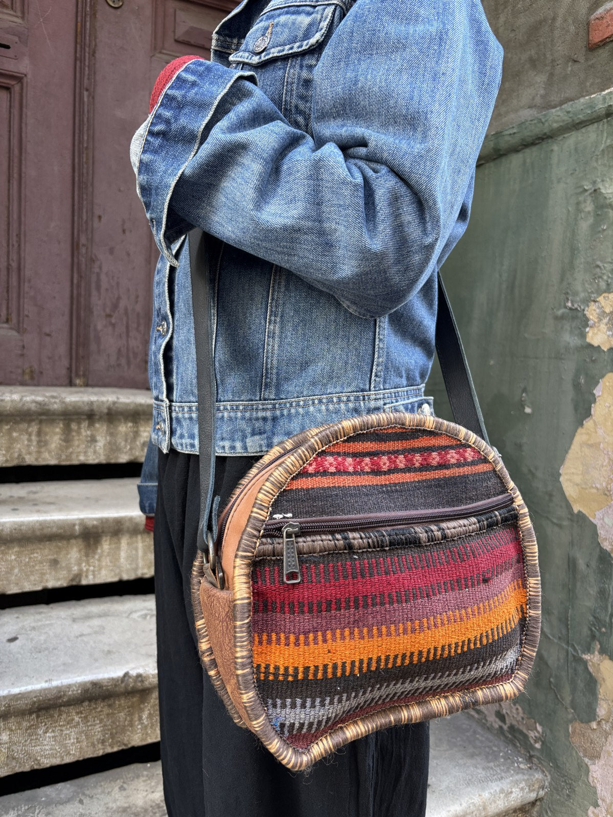 Bohemian Kilim Design Shoulder Bag