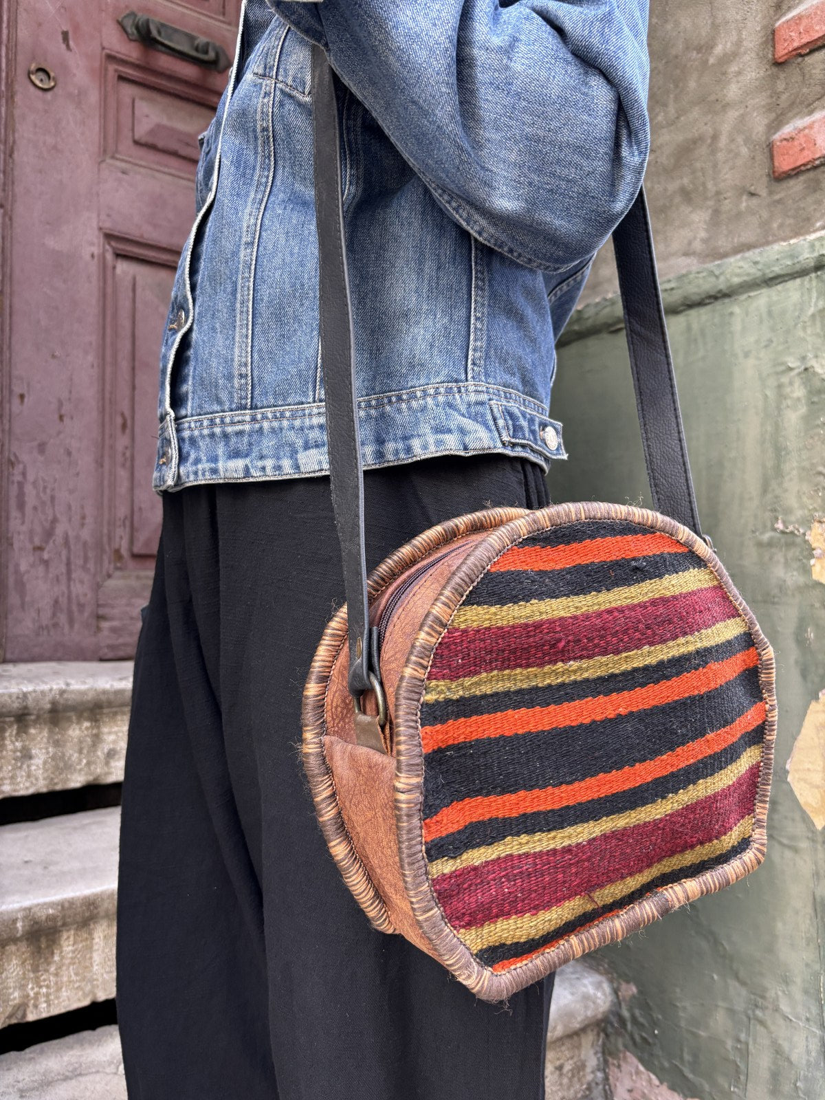 Bohemian Kilim Design Shoulder Bag