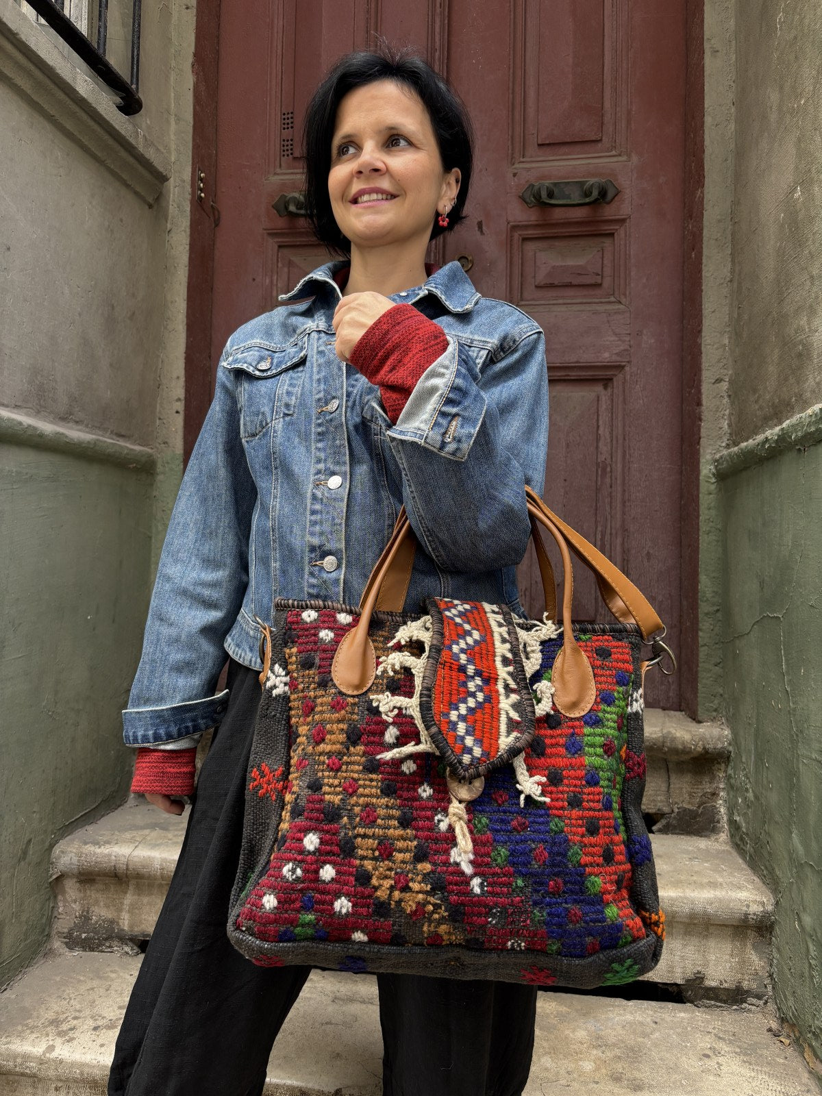 Bohemian Kilim Design Shoulder Bag