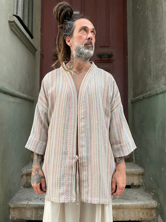 Bohem Pamuk Erkek Kimono
