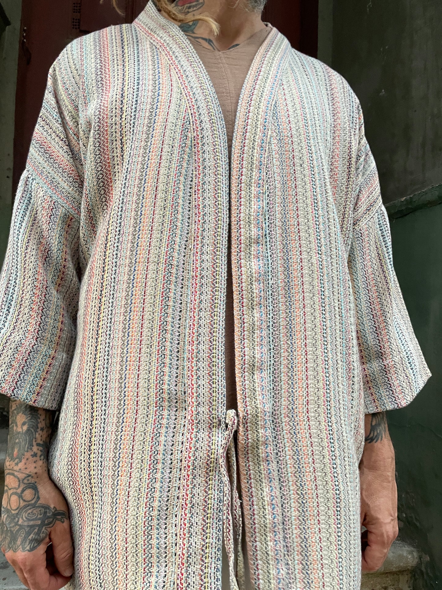 Bohem Pamuk Erkek Kimono