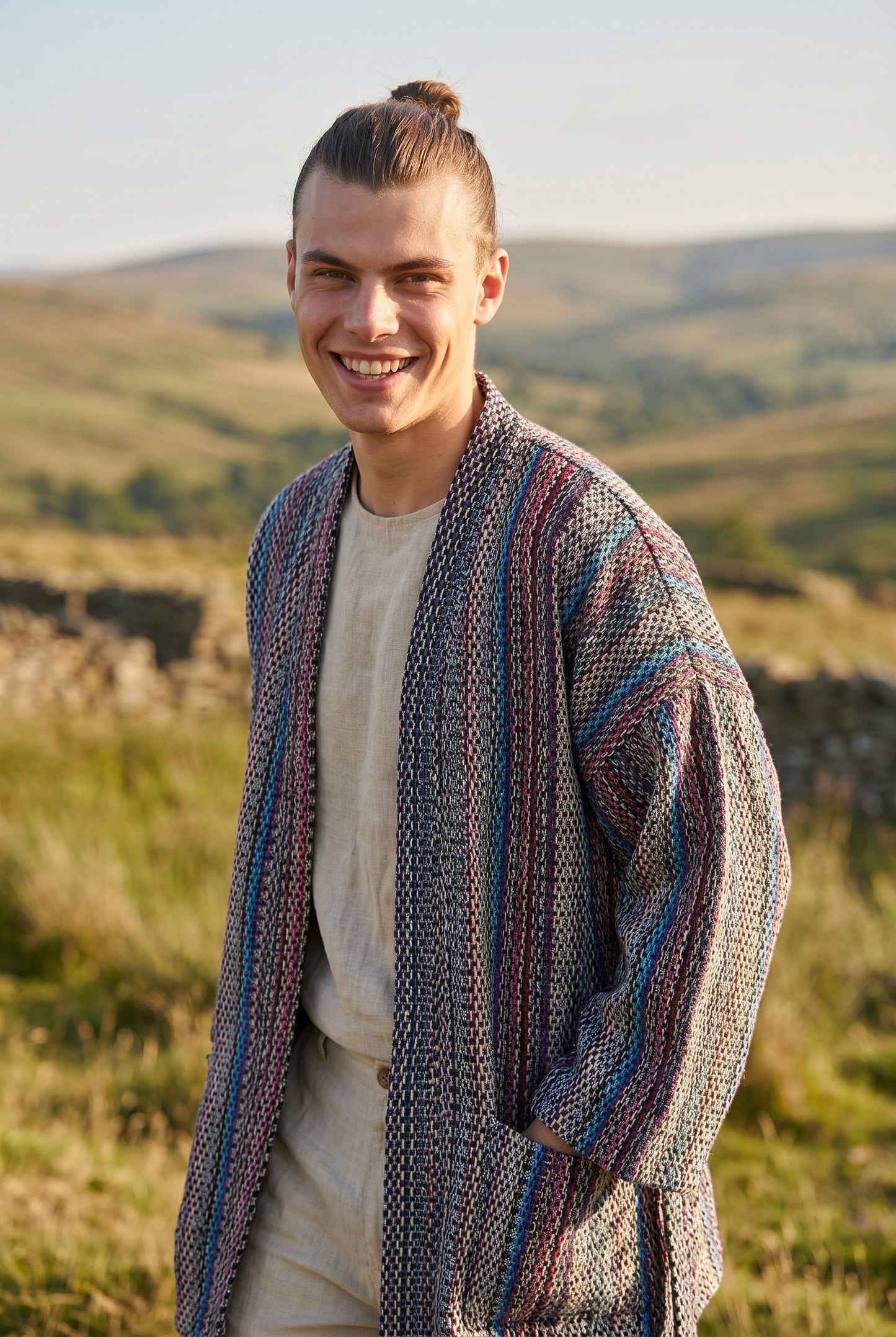 Mountain Soul Kimono Hırka  – Unisex Oversize Bohem Ceket - Sürdürülebilir