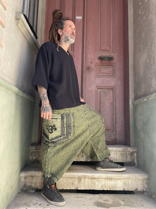 Unisex Bohem Nepal Şalvar Pantolon