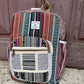 Brown Claret Red Pure Hemp Backpack