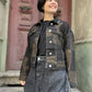 Patchwork Jean Ceket
